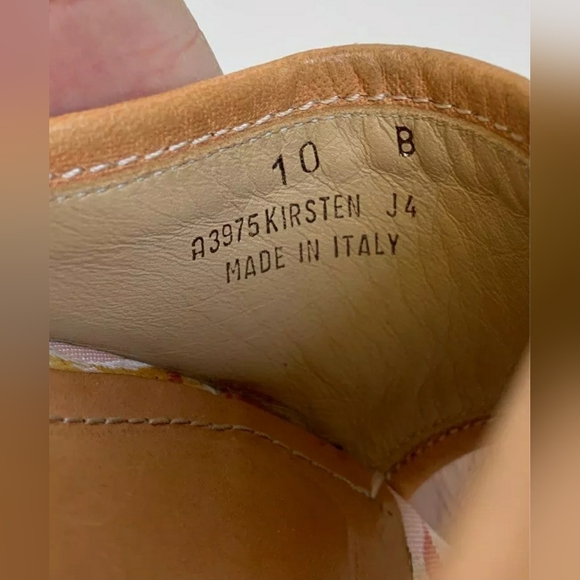 Coach Kirsten Vintage White Pink Open Toe Kitten Mini Heels Stiletto - Size 10 - Picture 8 of 8